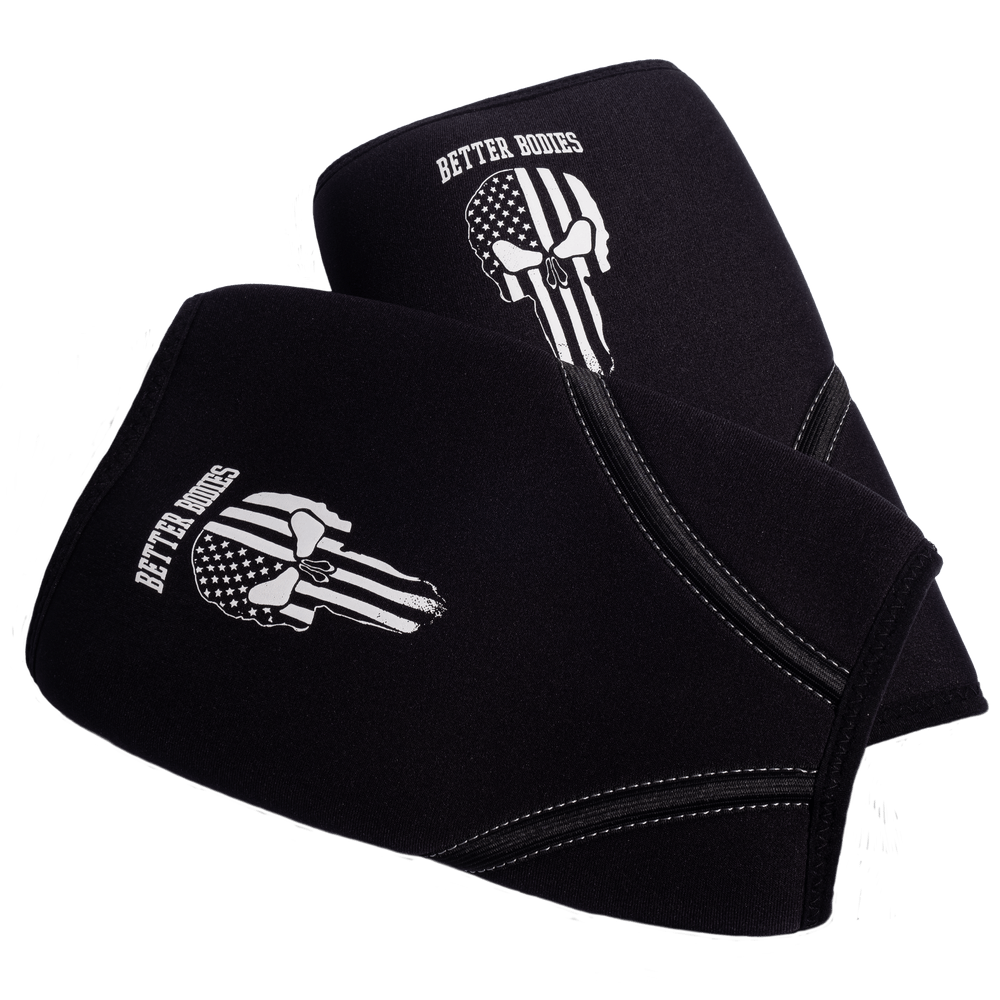 Better Bodies Skull Neoprene Knee Sleeve - Black