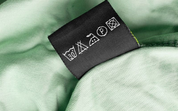 care label for item of clothing