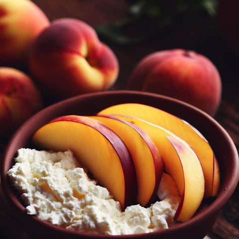 Cottage Cheese With Peaches