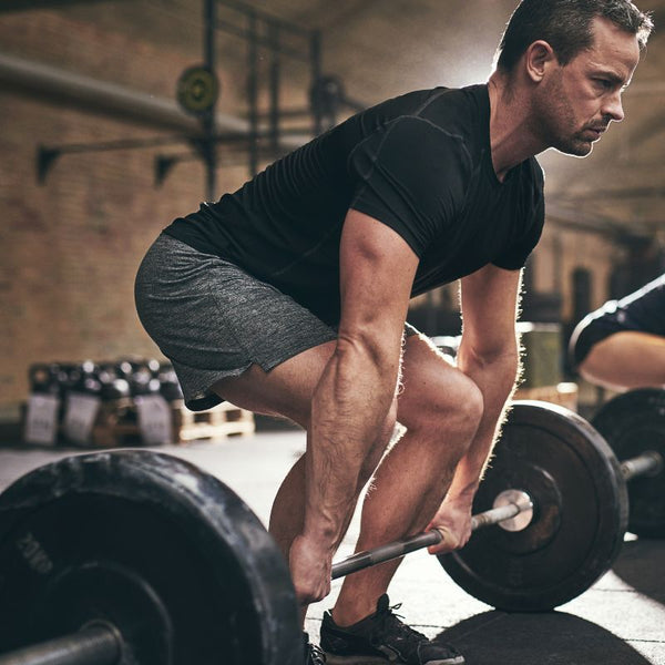 Athlete Performing Pendlay Rows