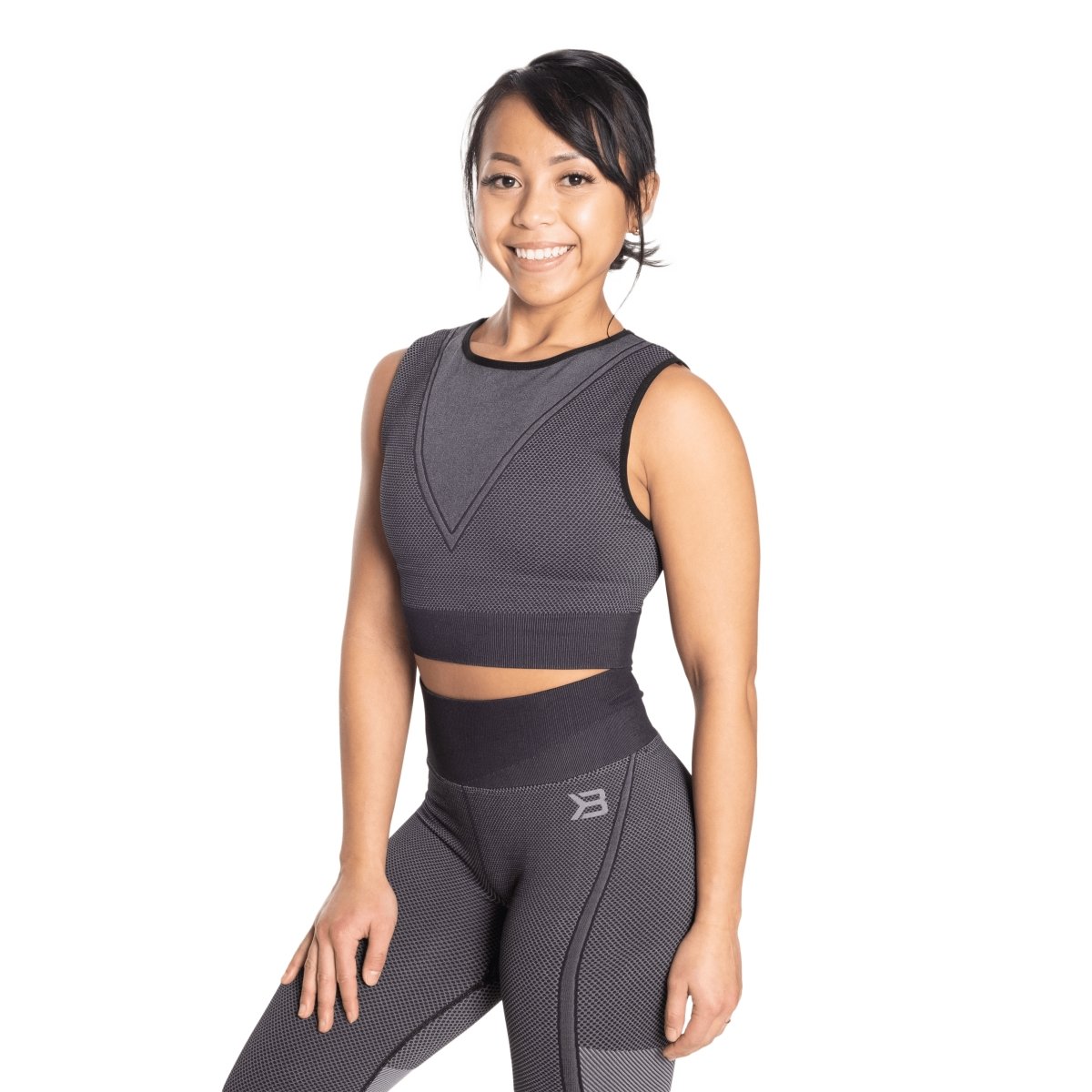 Better Bodies Rib Seamless Crop LS - Grey Melange – Urban Gym Wear