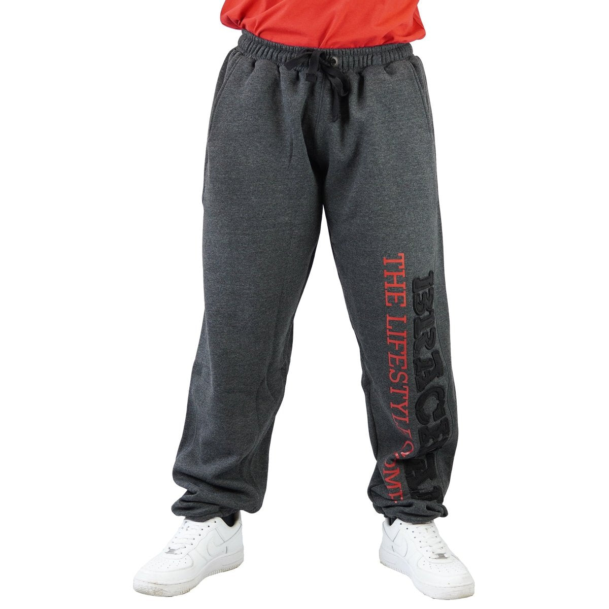 Gorilla Wear Buffalo Old School Workout Pants - Black/Red – Urban