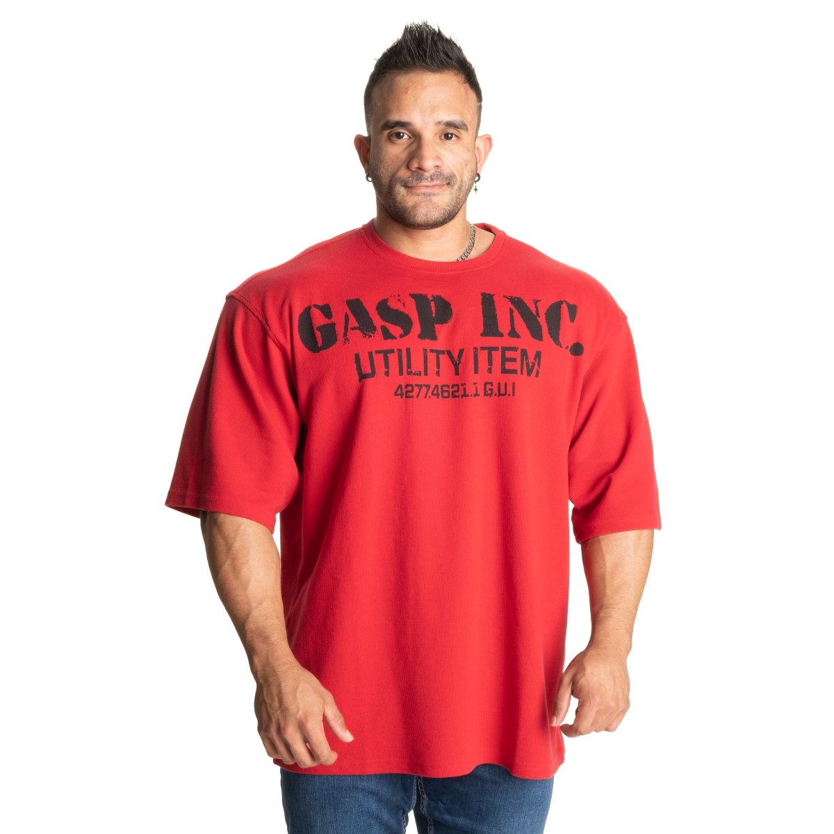 GASP Iron Thermal Tee - Asphalt – Urban Gym Wear