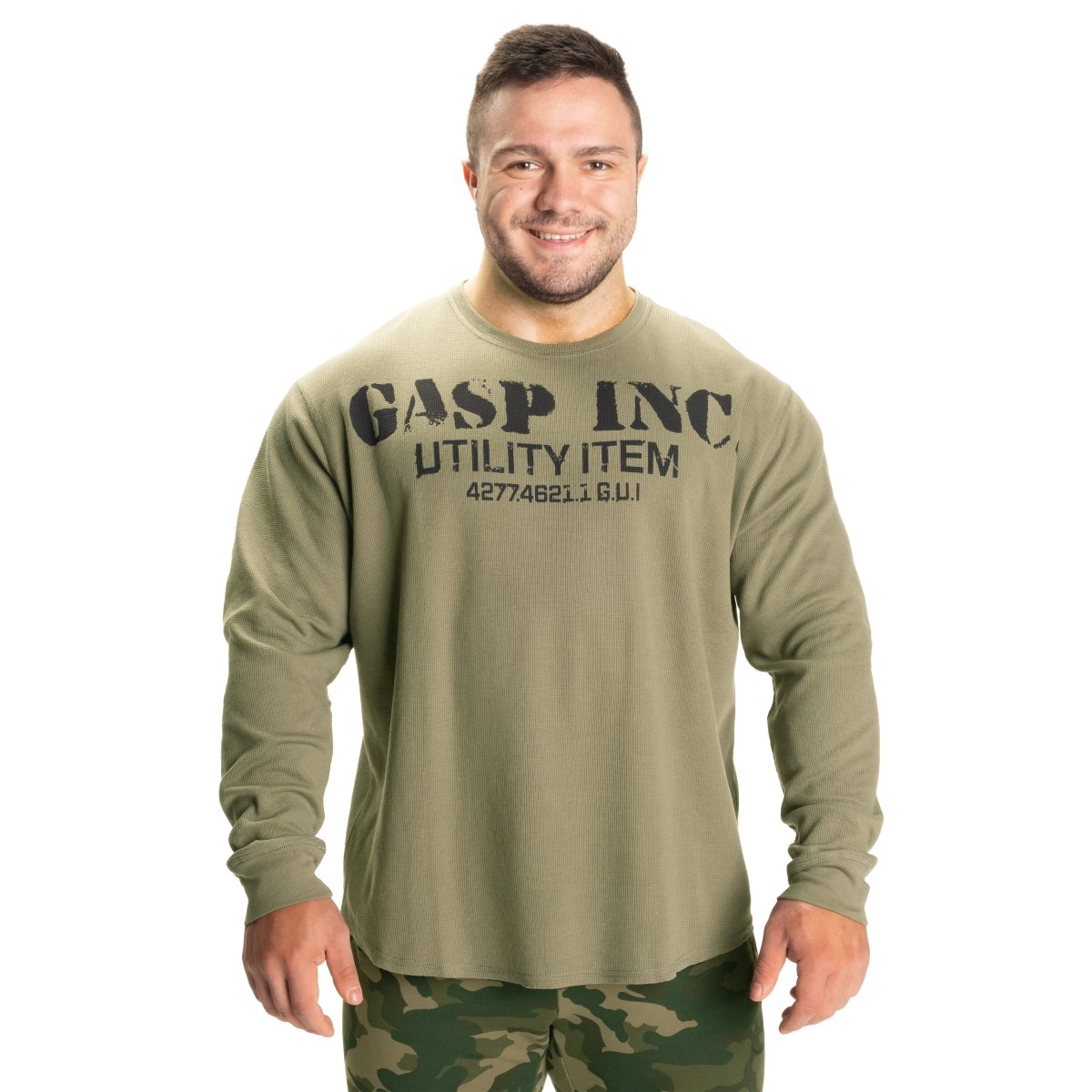 Gasp Thermal am sweater オフホワイトS マイプロ - Tシャツ