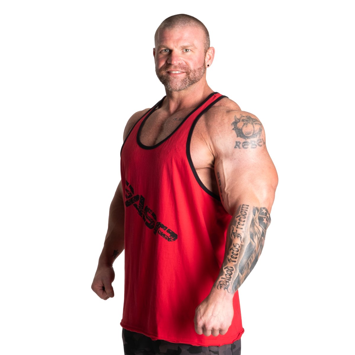 Gorilla Wear San Mateo Jersey Tank Top - Black/Red – Urban Gym Wear