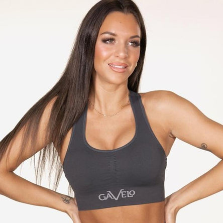 Quincy Seamless Sports Bra - Black