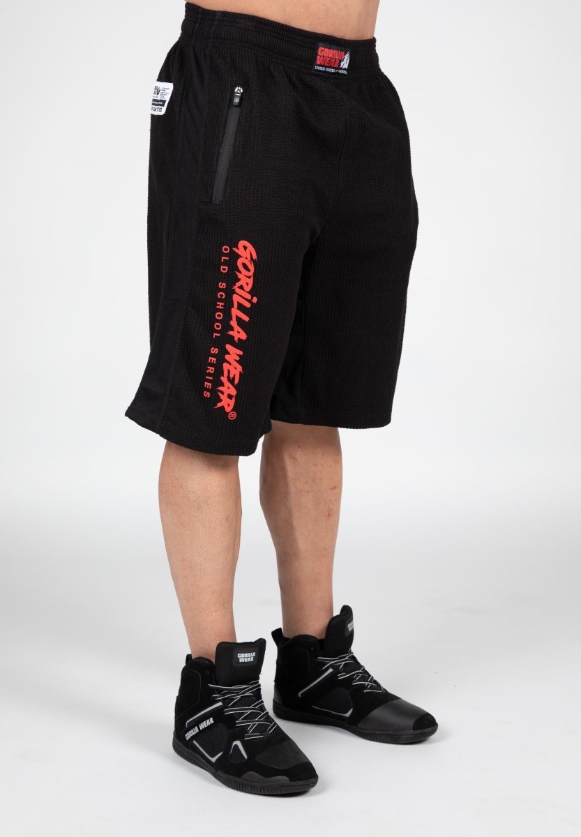 Buffalo Old School Workout Pants - Black/Gray Gorilla Wear