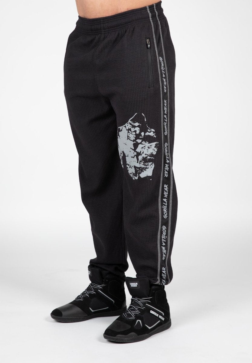 Gorilla Wear Augustine Old School Pants - Black/Red – Urban Gym Wear