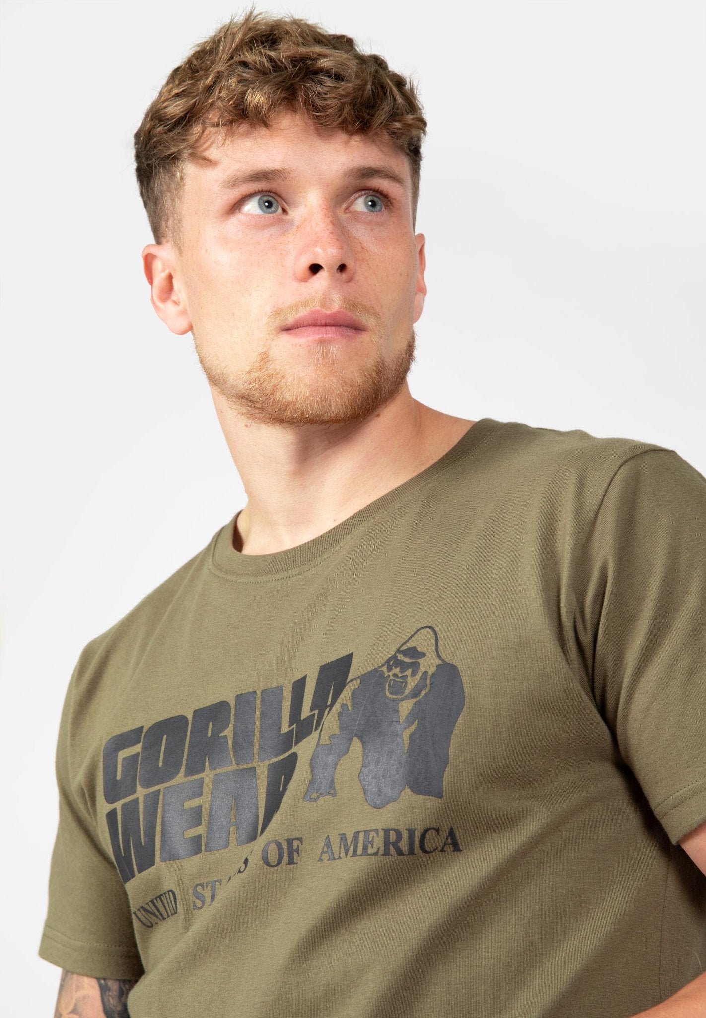 Gorilla Wear Boise Oversized Long Sleeve - Army Green – Urban Gym Wear
