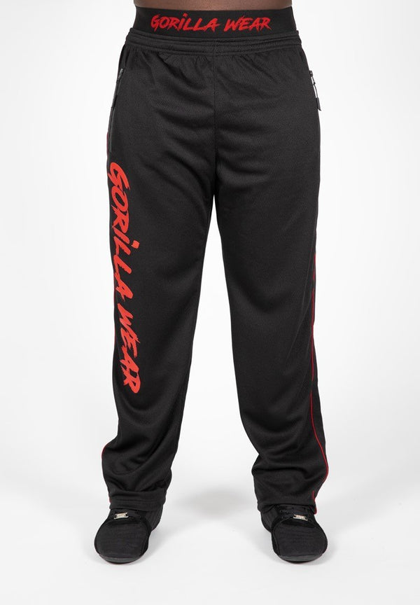 Gorilla Wear Mercury Mesh Pants - Black/Red