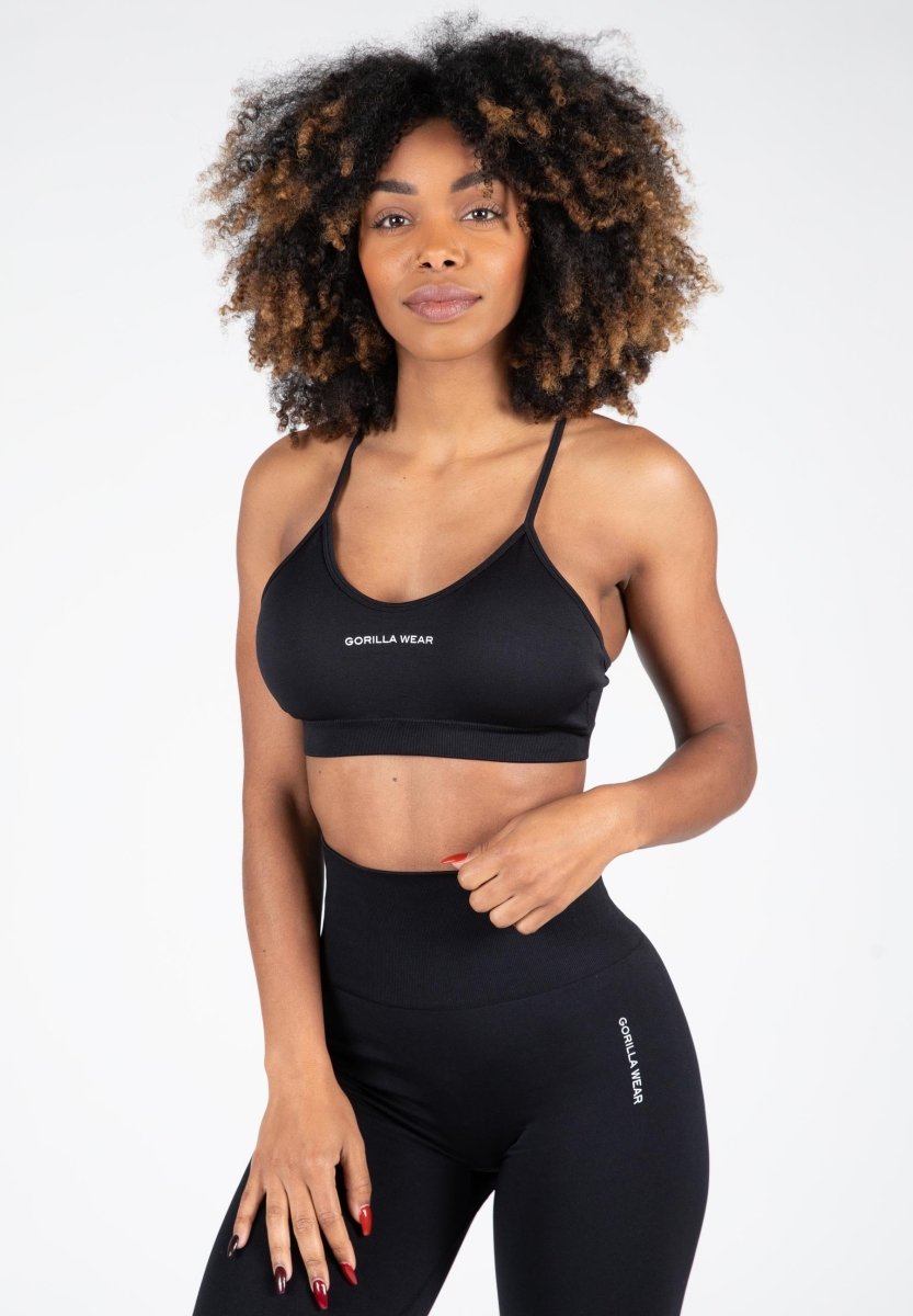 Gavelo Seamless Camo Sports Bra - Black – Urban Gym Wear