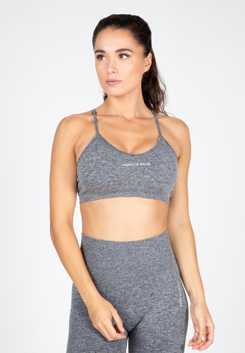 Gorilla Wear Hilton Seamless Sports Bra - Black – Urban Gym Wear