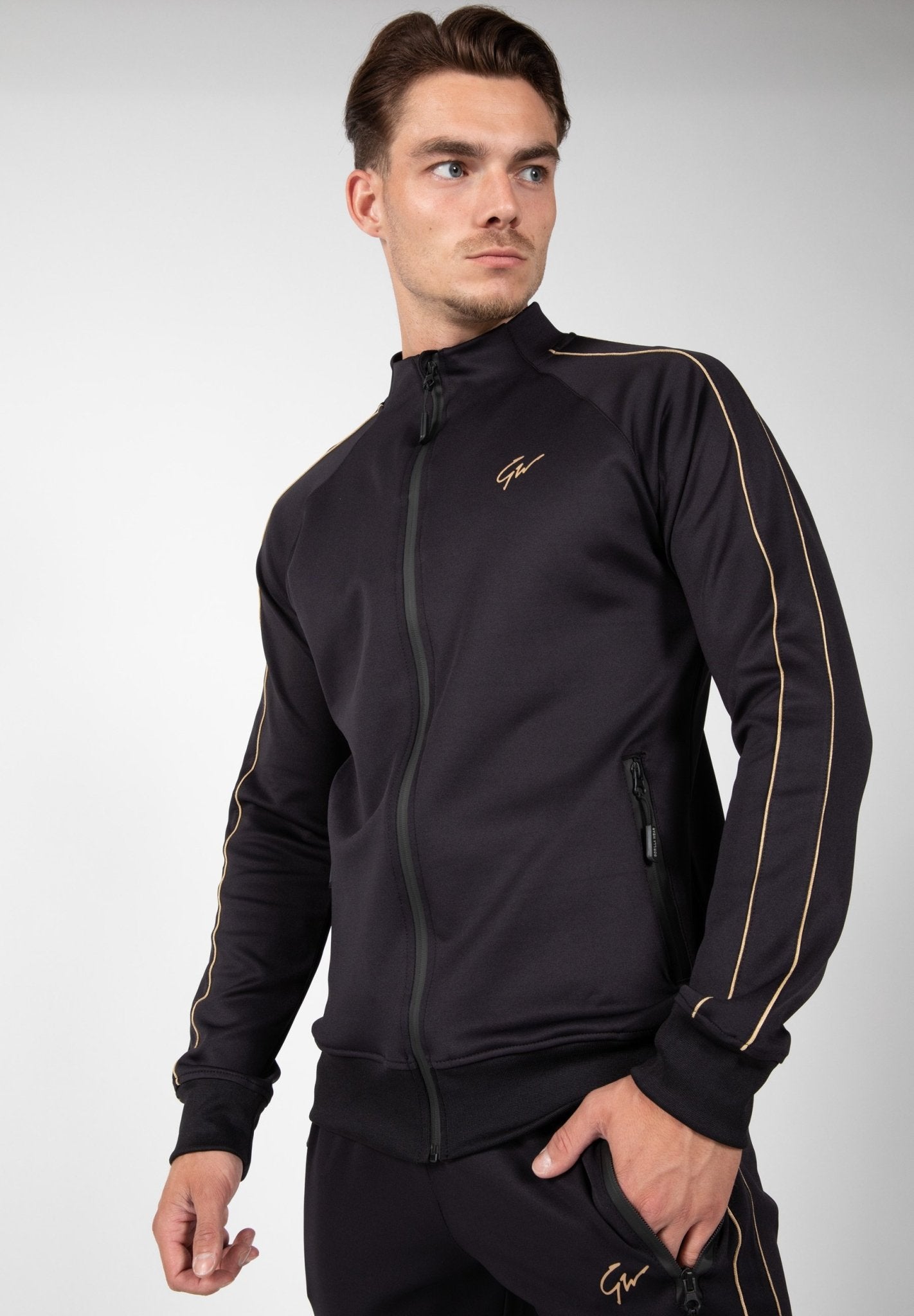 Gorilla Wear Montana Track Jacket - Black – Urban Gym Wear