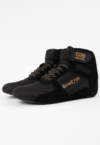 Gwear Pro high Tops - Black/Gold - Urban Gym Wear