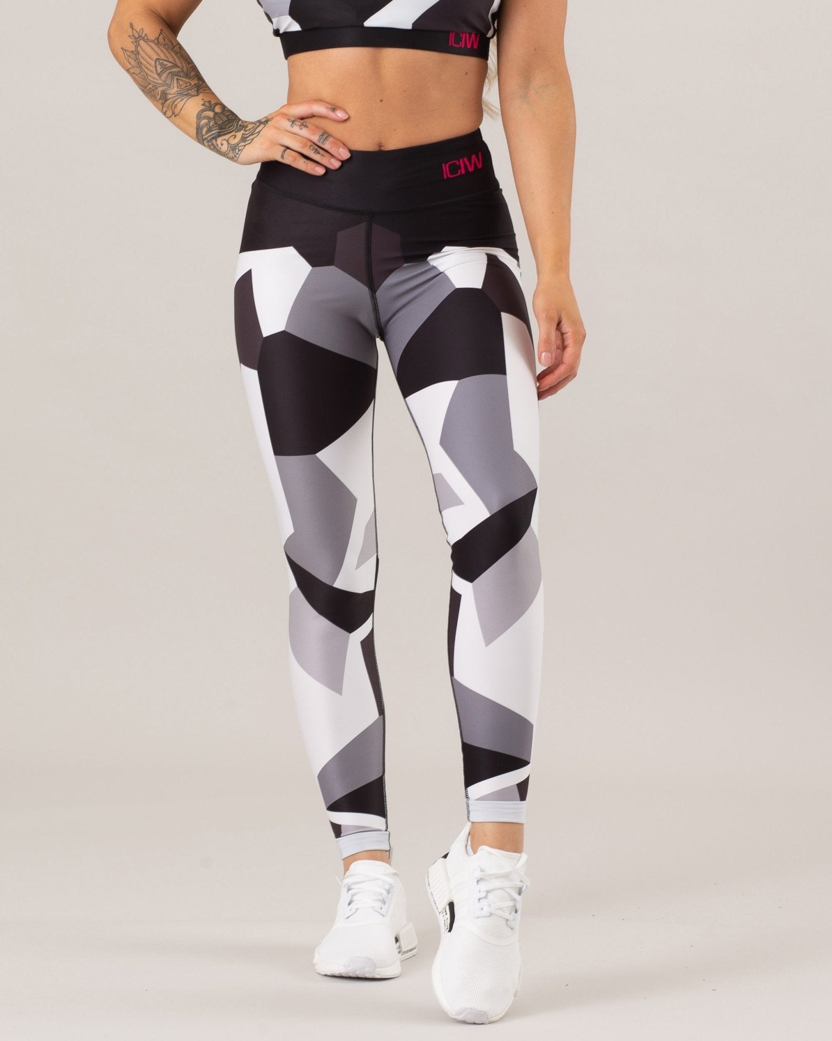 Seamless Tights Camo Dusty Pink ICIW 