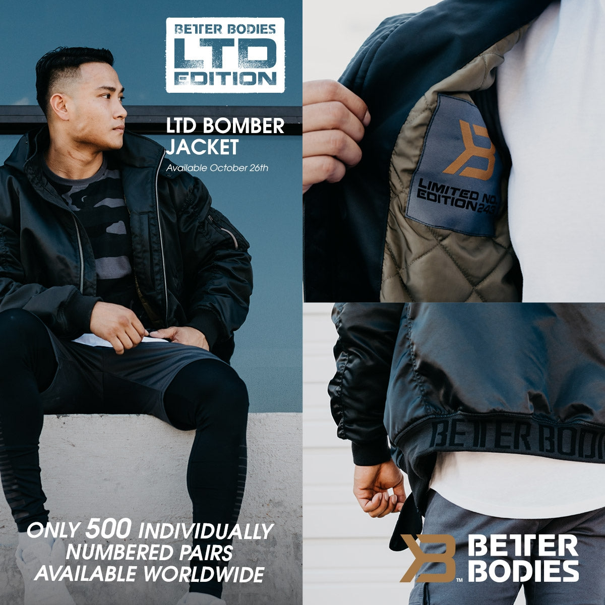 Better Bodies LTD Bomber Jacket