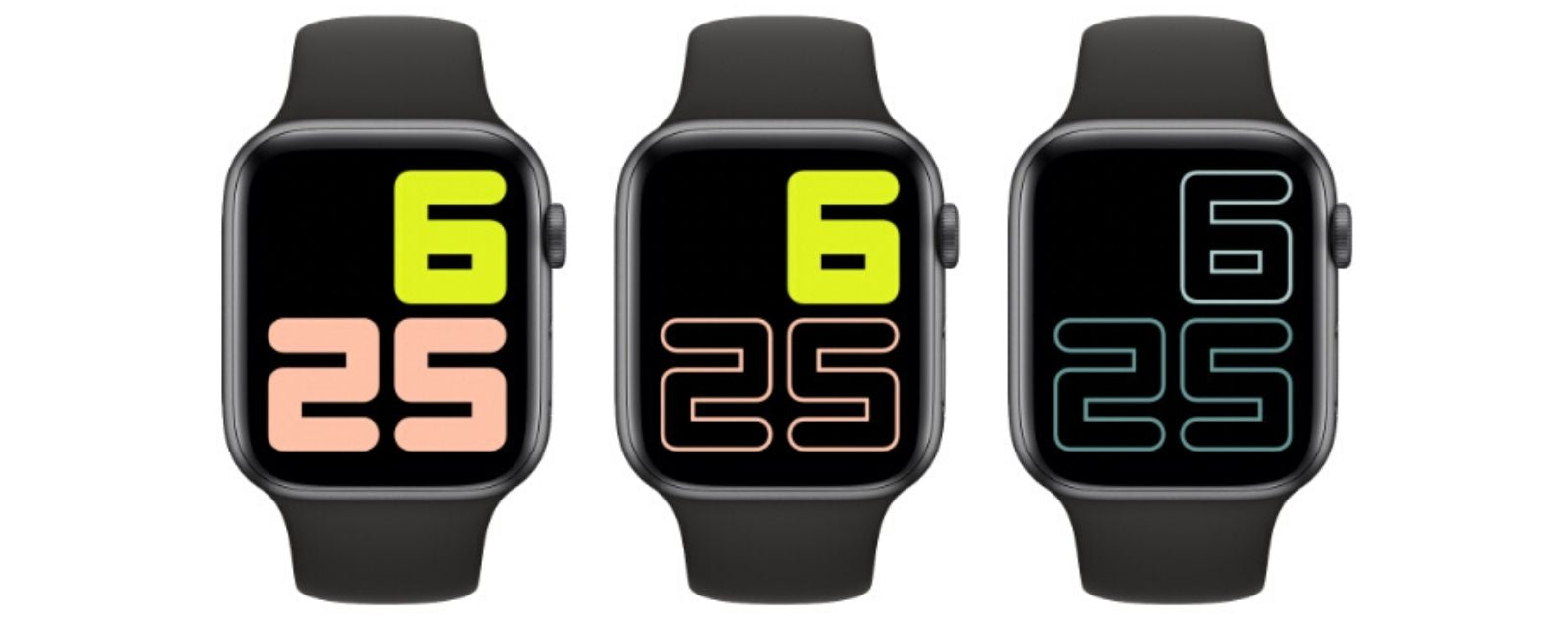 Apple Watch Serie 5 Cadran Numeral Duo