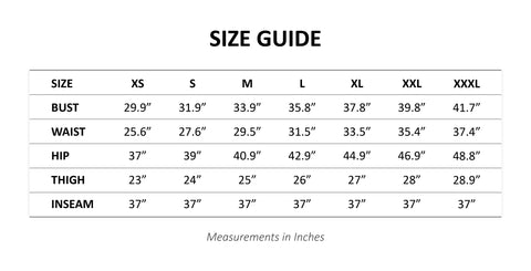 Size Chart – TJL Collection