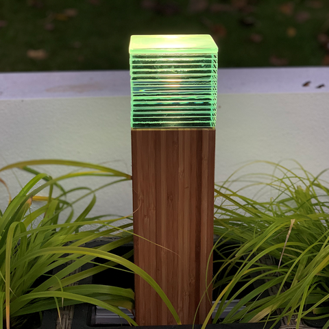 Beautifully hand crafted bollard lights for gardens and driveways 