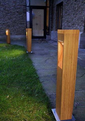 Beautifully hand crafted bollard lights for gardens and driveways 