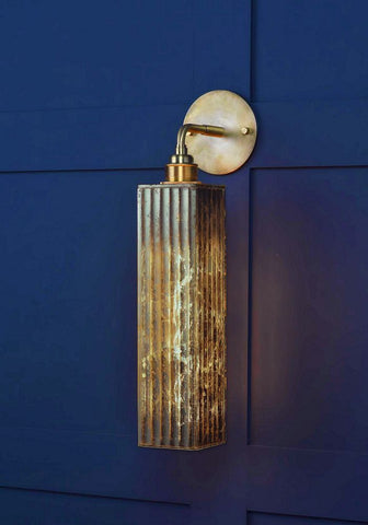 Gold leaf IP44 bathroom wall light 