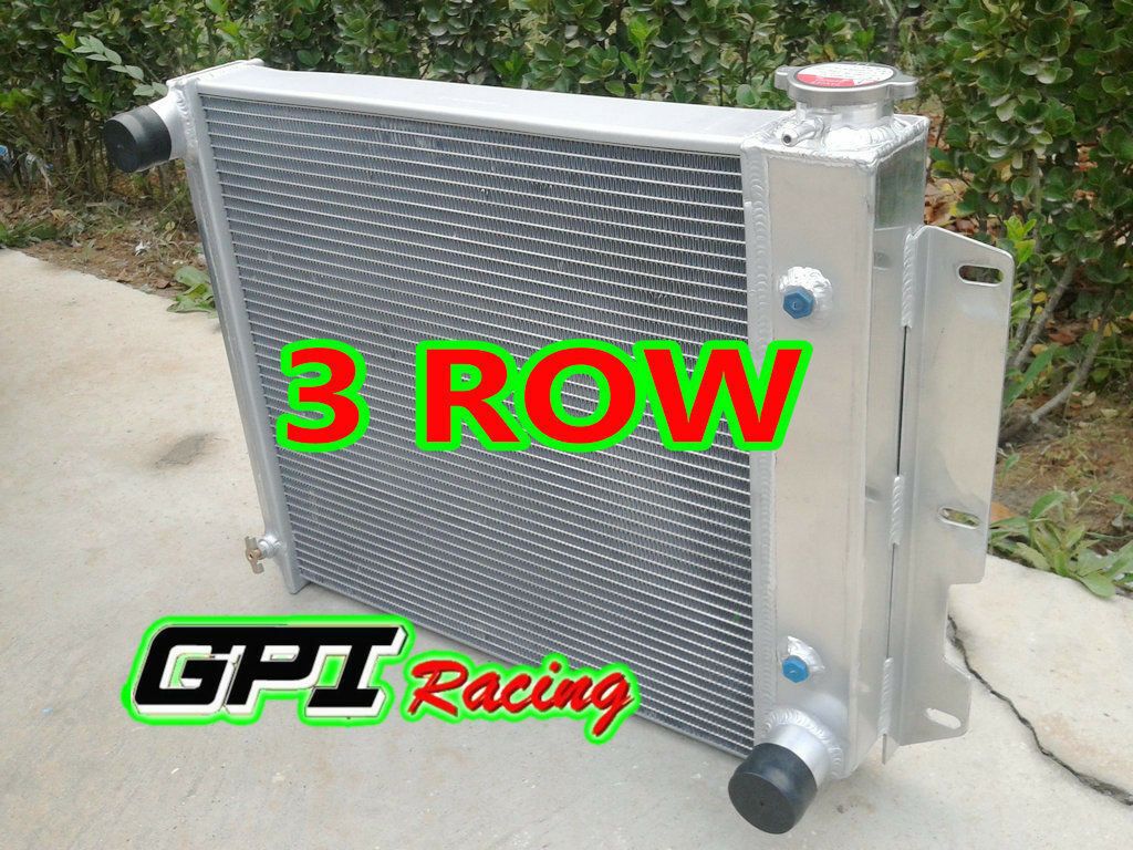 Aluminum Radiator For 1987-2006 Jeep Wrangler Tj/Yj Chevy V8 Swap Conv –  GPI Racing
