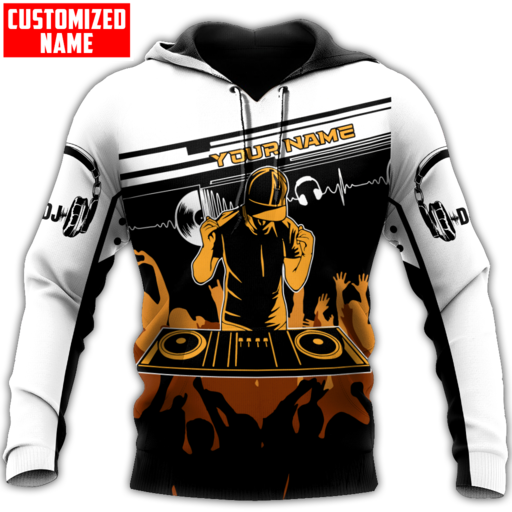 Discover Né Pour DJ Sweat À Capuche Hoodie 3D Unisex