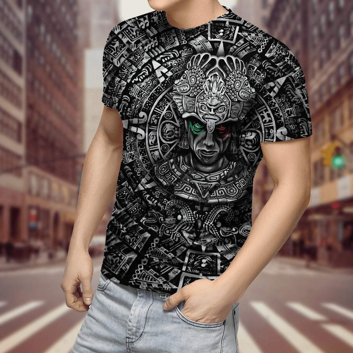 Aztec Warrior Mexican Unisex Shirts