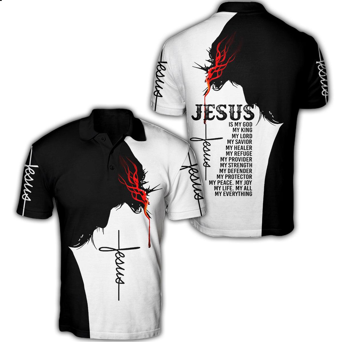 Discover Premium Christian Jesus TT Polo Shirt