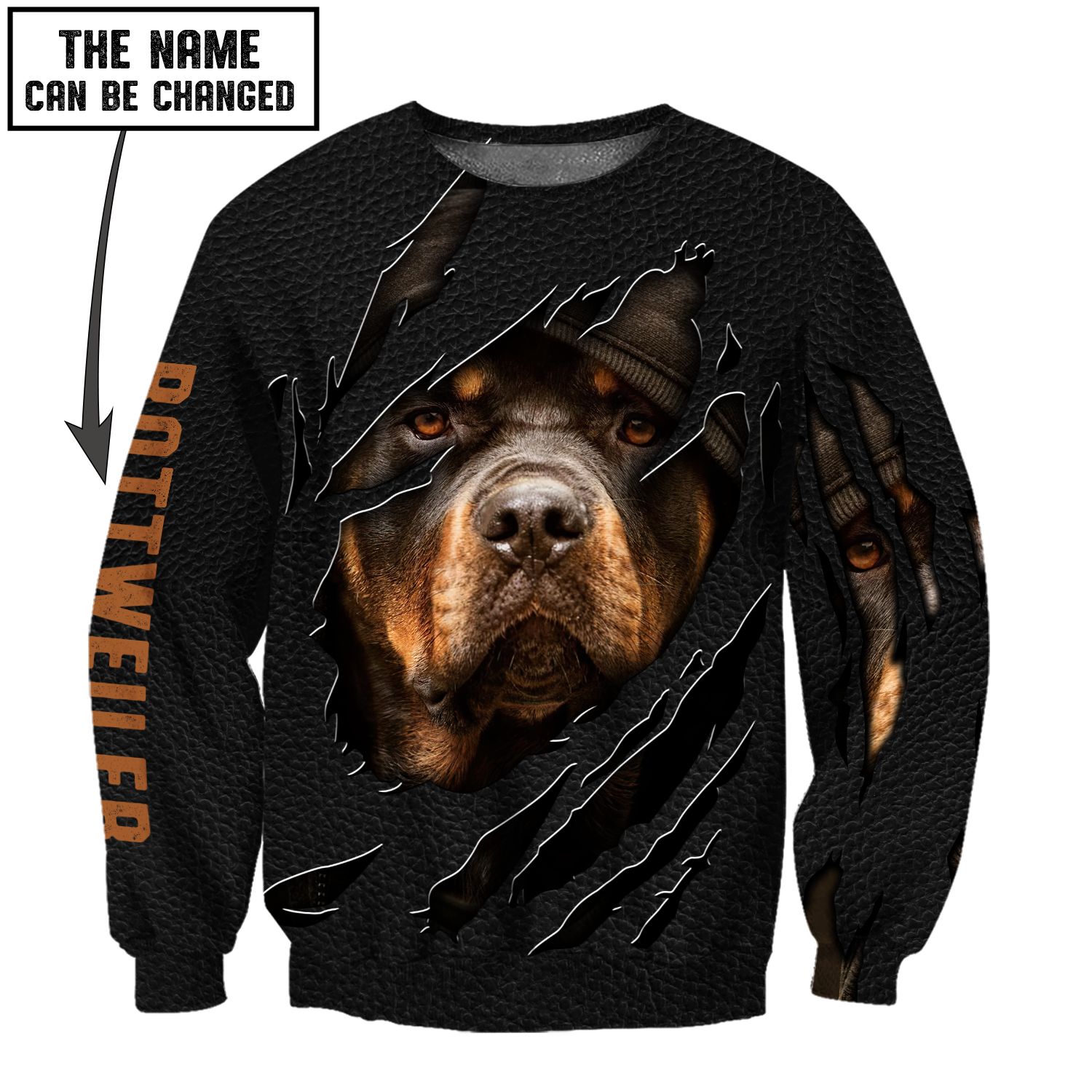 Rottweiler 3D hoodie shirt for men and women custom name ver2– Tmarc Tee