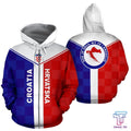 Croatia Rising Pullover Hoodie A6 - Amaze Style™-Apparel