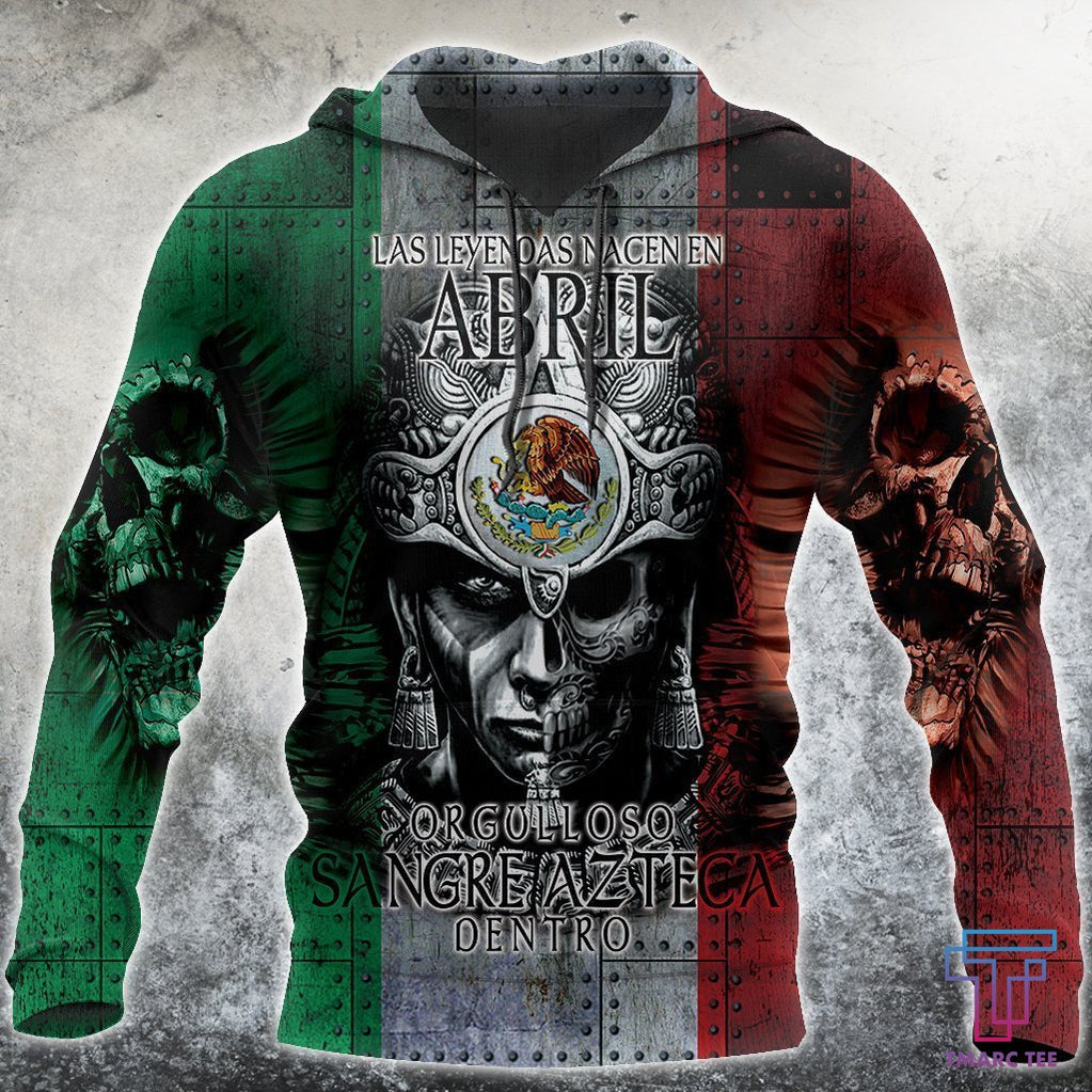 3D All Over Aztec Warrior Mexican Hoodie