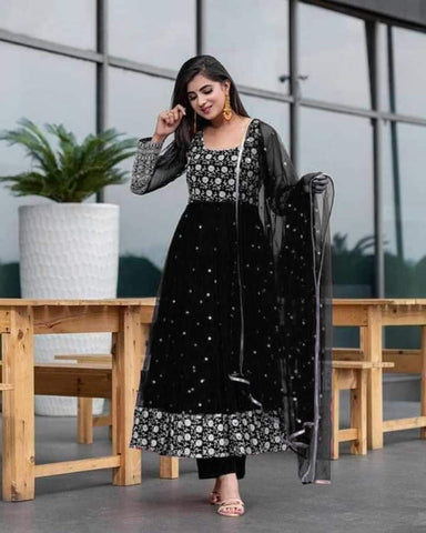 Designer Embroidered Anarkali Gown