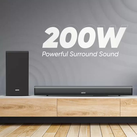 Mivi Fort S200 sound Bar with Wired Subwoofers