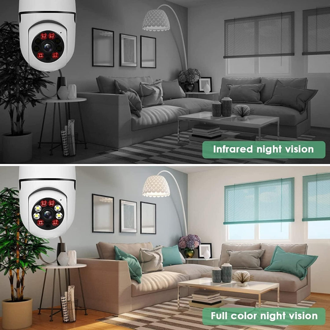 Day and night vision in E26 5g wifi camera