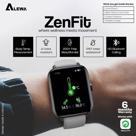 Alewa Zenfit Smartwatch price in Nepal