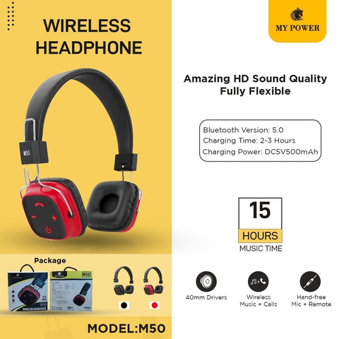 Bluetooth Headphone M-50 best deals