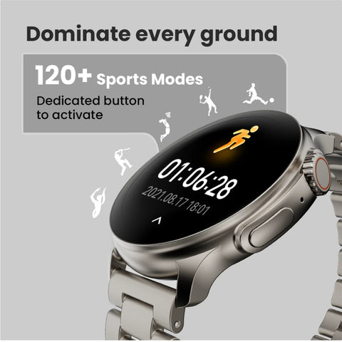 Boult Crown R Pro 120+ Sports mode Smartwatch