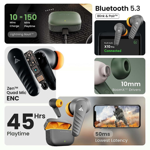 Boult x10 Pro earbud price in nepal