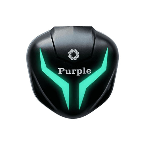 Purple Gamerz Wireless Earbuds Black