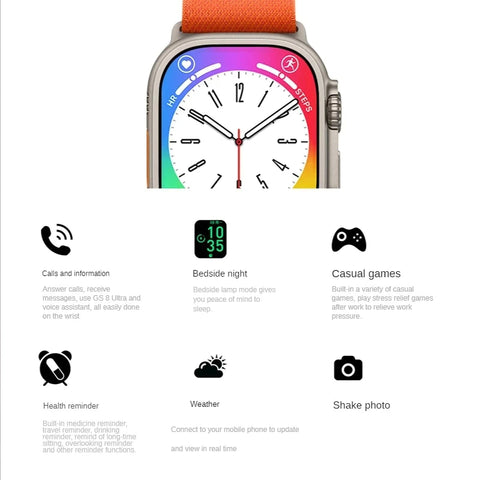 GS8 Ultra Series 8 Men's Smart Watch