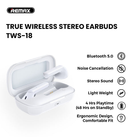 Remax TWS-18 Large Battery Wireless Headphones