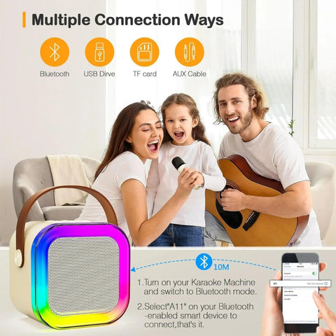 K12 multiple connectivity karaoke sound system