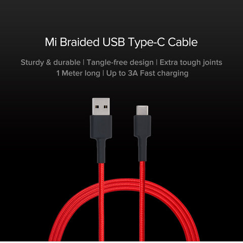 MI Braided Type-C USB Cable