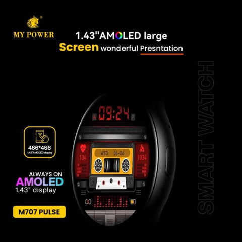 AMOLED Display bluetooth Calling smartwatch in nepal