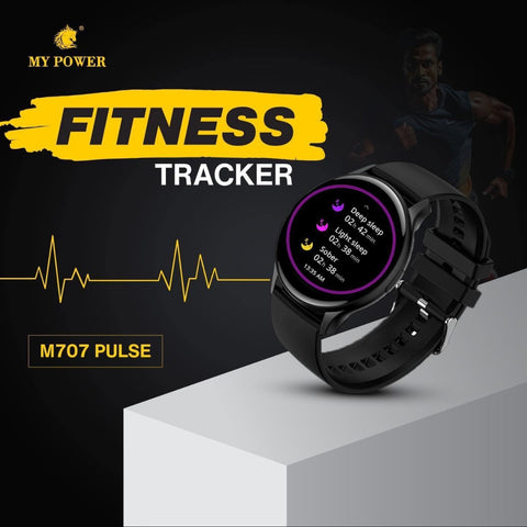 MyPower m707 pulse smartwatch: Health and fitness tracking