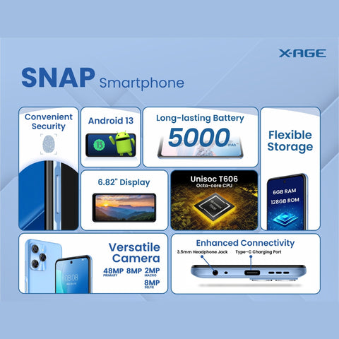 Newly launched X-Age snap smartphone price in Nepal