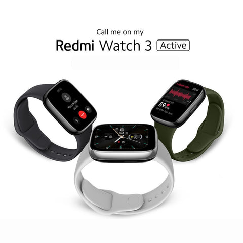 Redmi Watch 3 Active Bluetooth Calling 1.83 Screen, Premium Metallic  Finish, 200+ Watch Faces, Upto 12 Days of Battery Life, 5ATM, 100+ Sports  Modes