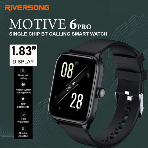 Riversong Motive 6 pro BT calling smartwatch