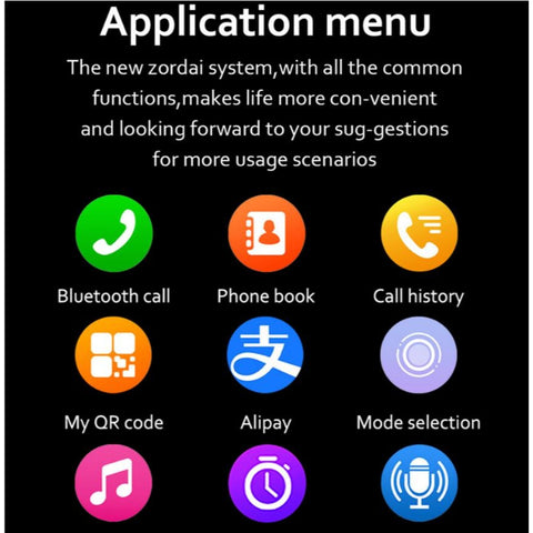 S8 Ultra 4g Android Smartwatch Application menu